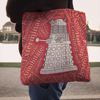 Load image into Gallery viewer, Designs by MyUtopia Shout Out:Timey Wimey Dalek Fabric Totebag Reusable Shopping Tote
