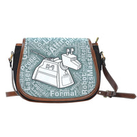 Load image into Gallery viewer, Designs by MyUtopia Shout Out:Timey Wimey Doctor Who Fan Canvas Saddlebag Style Crossbody Purse,K-9,Cross-Body Purse

