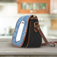 Load image into Gallery viewer, Designs by MyUtopia Shout Out:Timey Wimey Doctor Who Fan Canvas Saddlebag Style Crossbody Purse

