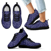Load image into Gallery viewer, Designs by MyUtopia Shout Out:Timey Wimey TARDIS Terms v3 Running Shoes,Kids Black Sole Sneakers / 11 CHILD (EU28) / Blue,Running Shoes
