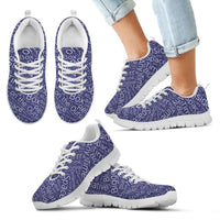Load image into Gallery viewer, Designs by MyUtopia Shout Out:Timey Wimey TARDIS Terms v3 Running Shoes,Kids White Sole Sneakers / 11 CHILD (EU28) / Blue,Running Shoes
