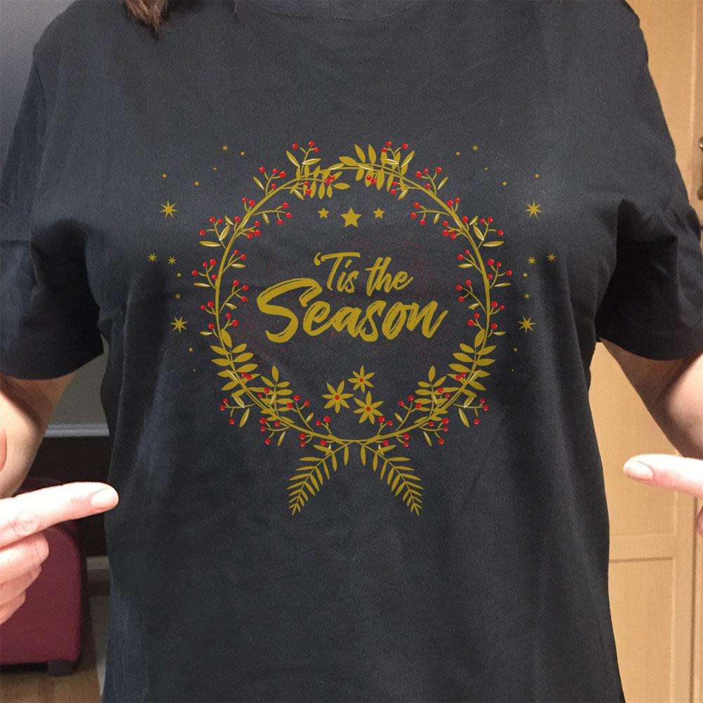 Designs by MyUtopia Shout Out:Tis The Season Adult Unisex T-Shirt