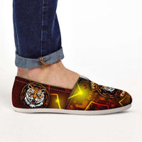 Load image into Gallery viewer, Designs by MyUtopia Shout Out:TK-Tiger Imperial Casual Canvas Slip on Shoes Women&#39;s Flats
