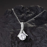 Load image into Gallery viewer, Designs by MyUtopia Shout Out:To My Fiance My One and Only Soul Mate, Alluring Beauty Necklace
