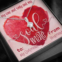 Load image into Gallery viewer, Designs by MyUtopia Shout Out:To My Girlfriend My One and Only Soul Mate, Alluring Beauty Necklace
