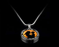 Load image into Gallery viewer, Designs by MyUtopia Shout Out:To My Mom I love you, Always Liquid Glass Personalized Engravable Keepsake Necklace,Silver / No,Necklace
