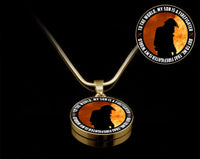 Load image into Gallery viewer, Designs by MyUtopia Shout Out:To The World, My Son is a Firefighter, Moms Personalized Liquid Glass Engravable Keepsake Necklace

