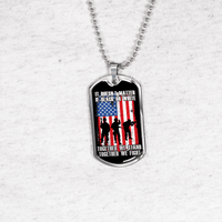 Load image into Gallery viewer, Designs by MyUtopia Shout Out:Together We Fight Personalized Engravable Keepsake Dog Tag Necklace
