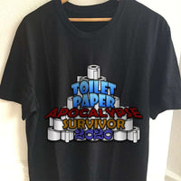 Load image into Gallery viewer, Designs by MyUtopia Shout Out:Toilet Paper Apocalypse Survivor 2020 Adult Unisex T-Shirt
