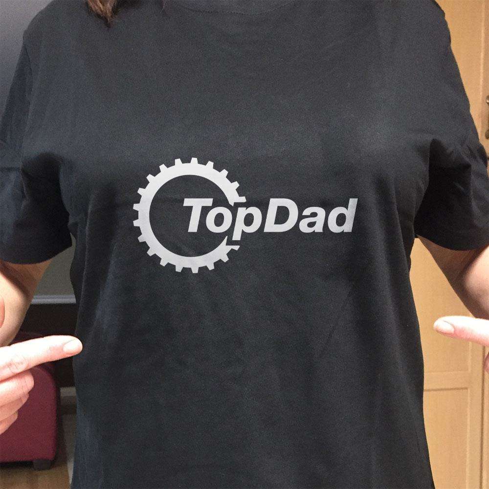 Designs by MyUtopia Shout Out:Top Dad Adult Unisex T-Shirt