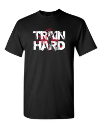 Load image into Gallery viewer, Designs by MyUtopia Shout Out:Train Hard Adult Unisex T-Shirt,S / Black,Adult Unisex T-Shirt
