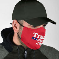 Load image into Gallery viewer, Designs by MyUtopia Shout Out:Trump 2020 Adult Fabric Face Mask with Elastic Ear Loops
