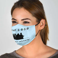 Load image into Gallery viewer, Designs by MyUtopia Shout Out:Trump 2020 Elected P2 Adult Fabric Face Mask with Elastic Ear Loops
