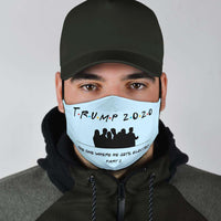 Load image into Gallery viewer, Designs by MyUtopia Shout Out:Trump 2020 Elected P2 Adult Fabric Face Mask with Elastic Ear Loops
