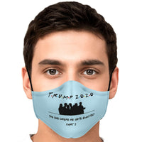Load image into Gallery viewer, Designs by MyUtopia Shout Out:Trump 2020 Elected Part 2 - Fitted Face Mask w. Adjustable Ear Loops,Adult / Single / No filters,Fabric Face Mask
