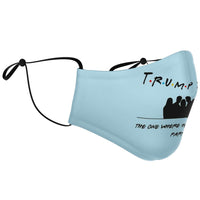 Load image into Gallery viewer, Designs by MyUtopia Shout Out:Trump 2020 Elected Part 2 - Fitted Face Mask w. Adjustable Ear Loops

