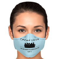 Load image into Gallery viewer, Designs by MyUtopia Shout Out:Trump 2020 Elected Part 2 - Fitted Face Mask w. Adjustable Ear Loops
