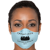 Load image into Gallery viewer, Designs by MyUtopia Shout Out:Trump 2020 Elected Part 2 - Fitted Face Mask w. Adjustable Ear Loops
