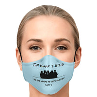 Load image into Gallery viewer, Designs by MyUtopia Shout Out:Trump 2020 Elected Part 2 - Fitted Face Mask w. Adjustable Ear Loops
