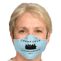 Load image into Gallery viewer, Designs by MyUtopia Shout Out:Trump 2020 Elected Part 2 - Fitted Face Mask w. Adjustable Ear Loops
