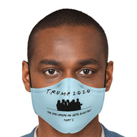 Load image into Gallery viewer, Designs by MyUtopia Shout Out:Trump 2020 Elected Part 2 - Fitted Face Mask w. Adjustable Ear Loops
