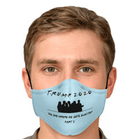 Load image into Gallery viewer, Designs by MyUtopia Shout Out:Trump 2020 Elected Part 2 - Fitted Face Mask w. Adjustable Ear Loops
