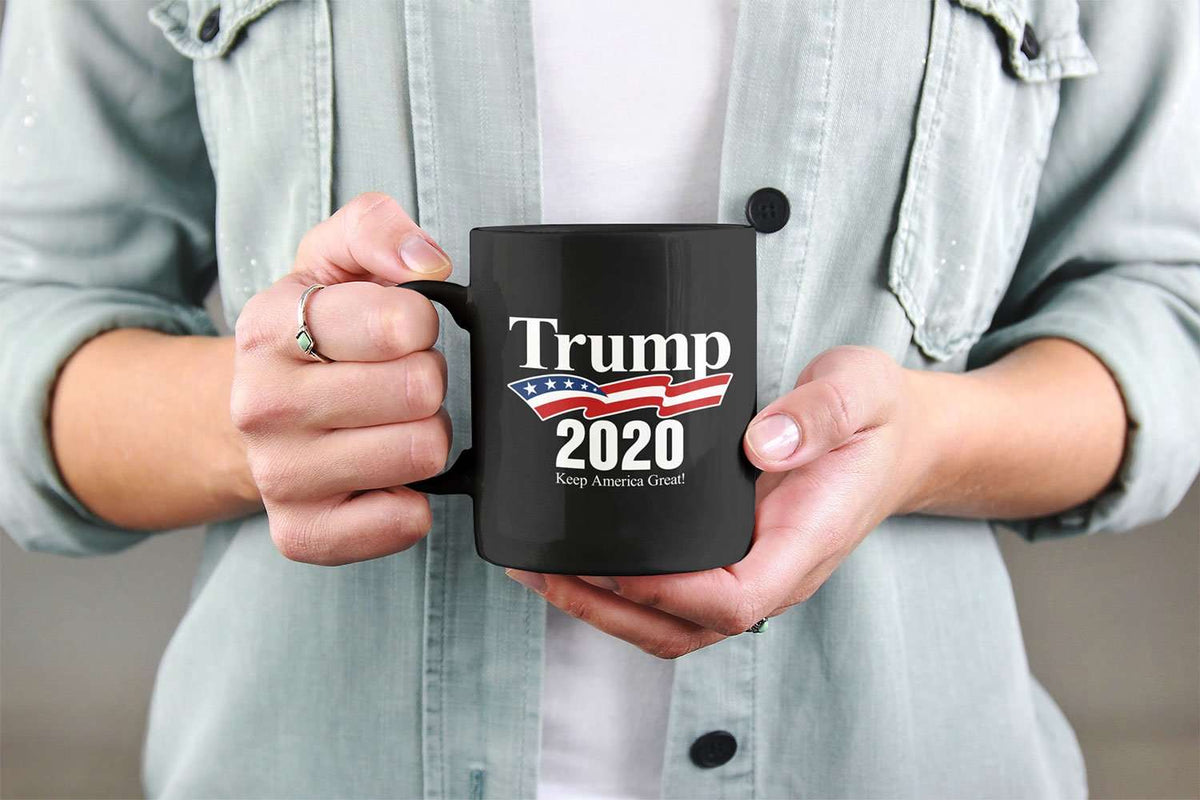 Designs by MyUtopia Shout Out:Trump 2020 Keep America Great Ceramic Coffee Mug