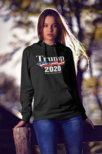 Load image into Gallery viewer, Designs by MyUtopia Shout Out:Trump 2020 Keep America Great Core Fleece Pullover Hoodie
