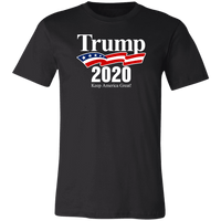 Load image into Gallery viewer, Designs by MyUtopia Shout Out:Trump 2020 Keep America Great Unisex Jersey Short-Sleeve T-Shirt,X-Small / Black,Adult Unisex T-Shirt
