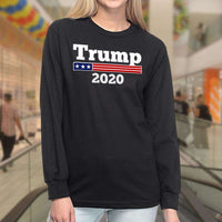 Load image into Gallery viewer, Designs by MyUtopia Shout Out:Trump 2020 Long Sleeve Ultra Cotton T-Shirt
