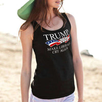 Load image into Gallery viewer, Designs by MyUtopia Shout Out:Trump 2020 Make Liberals Cry Unisex Tank
