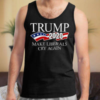 Load image into Gallery viewer, Designs by MyUtopia Shout Out:Trump 2020 Make Liberals Cry Unisex Tank
