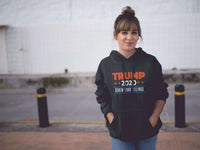 Load image into Gallery viewer, Designs by MyUtopia Shout Out:Trump 2020 Screw Your Feelings Political Humor Core Fleece Pullover Hoodie
