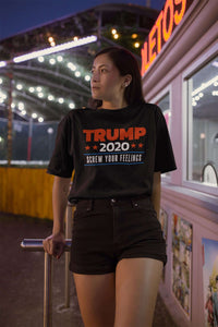 Load image into Gallery viewer, Designs by MyUtopia Shout Out:Trump 2020 Screw Your Feelings Political Humor Unisex Jersey Short-Sleeve T-Shirt
