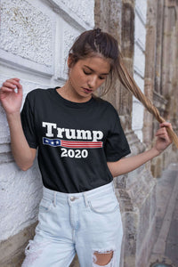 Load image into Gallery viewer, Designs by MyUtopia Shout Out:Trump 2020 Unisex Jersey Short-Sleeve T-Shirt
