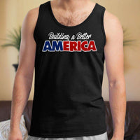 Load image into Gallery viewer, Designs by MyUtopia Shout Out:Trump Building A Better America Unisex Tank
