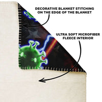 Load image into Gallery viewer, Designs by MyUtopia Shout Out:Trump Buster Political Humor Sherpa Throw Blanket - Lap Blanket
