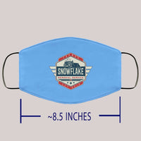 Load image into Gallery viewer, Designs by MyUtopia Shout Out:Trump Humor Snowflake Removal Service Adult Fabric Face Mask with Elastic Ear Loops
