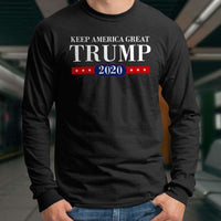 Load image into Gallery viewer, Designs by MyUtopia Shout Out:Trump Keep America Great 2020 Long Sleeve Ultra Cotton T-Shirt
