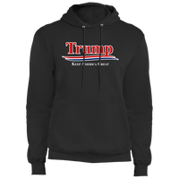 Load image into Gallery viewer, Designs by MyUtopia Shout Out:Trump Keep America Great Core Fleece Pullover Hoodie,S / Jet Black,Pullover Hoodie
