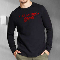 Load image into Gallery viewer, Designs by MyUtopia Shout Out:Trump Keep America Great Long Sleeve Ultra Cotton T-Shirt
