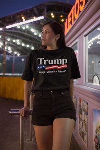 Load image into Gallery viewer, Designs by MyUtopia Shout Out:Trump Keep America Great Unisex Jersey Short-Sleeve T-Shirt
