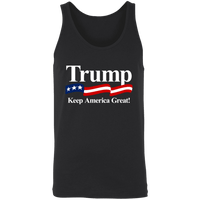 Load image into Gallery viewer, Designs by MyUtopia Shout Out:Trump Keep America Great Unisex Tank,X-Small / Black,Tank Tops
