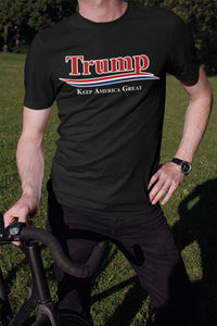Load image into Gallery viewer, Designs by MyUtopia Shout Out:Trump Keep America Great v2 Unisex Jersey Short-Sleeve T-Shirt

