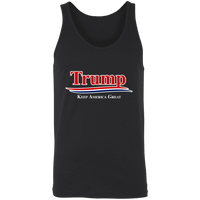 Load image into Gallery viewer, Designs by MyUtopia Shout Out:Trump Keep America Great v2 Unisex Tank,X-Small / Black,Tank Tops
