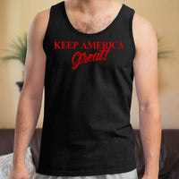 Load image into Gallery viewer, Designs by MyUtopia Shout Out:Trump Keep America Great v2 Unisex Tank
