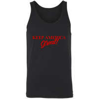 Load image into Gallery viewer, Designs by MyUtopia Shout Out:Trump Keep America Great v2 Unisex Tank,X-Small / Black,Tank Tops
