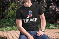 Load image into Gallery viewer, Designs by MyUtopia Shout Out:Trump Keeping America Great 2020 US Flag Eagle Unisex Jersey Short-Sleeve T-Shirt
