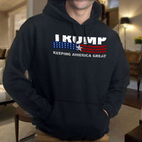 Load image into Gallery viewer, Designs by MyUtopia Shout Out:Trump Keeping America Great Core Fleece Pullover Hoodie
