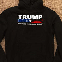 Load image into Gallery viewer, Designs by MyUtopia Shout Out:Trump Keeping America Great Core Fleece Pullover Hoodie
